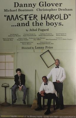 Theatrical Poster (Master Harold and the Boys) (2012.140.16)