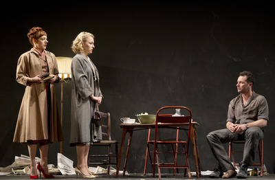 Production Photograph Featuring Charlotte Parry, Sarah Goldberg and Matthew Rhys (Look Back in Anger, 2012) (2012.200.118)
