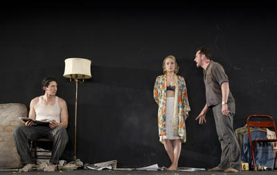 Production Photograph Featuring Adam Driver, Sarah Goldberg and Matthew Rhys (Look Back in Anger, 2012) (2012.200.117)
