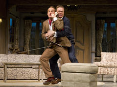 Production Photograph Featuring Adam James and Ben Daniels (Don't Dress For Dinner) 