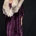 Duchess Stephanie Lamberti Royal Purple Dress and Fur Trimmed Coat (Death Takes a Holiday)  (2012.150.1)