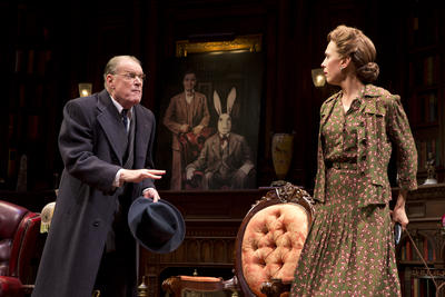 Production Photograph Featuring Charles Kimbrough and Jessica Hecht (Harvey)      (2012.200.150)