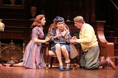 Production Photograph Featuring Tracee Chimo, Jessica Hecht and Larry Bryggman (Harvey)