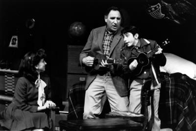 Production Photograph Featuring Marin Hinkle, Judd Hirsch and Dov Tiefenbach (A Thousand Clowns) (2011.200.10)