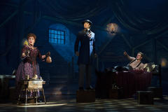 Production Photograph Featuring Chita Rivera, Stephanie J. Block and Will Chase (The Mystery of Edwin Drood)   