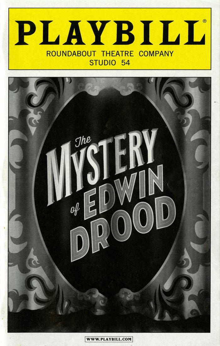 Playbill (The Mystery of Edwin Drood) (2012.350.13)
