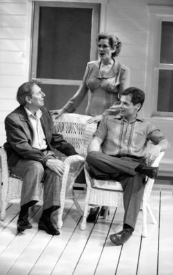 Production Photograph Featuring John Cullum, Linda Stephens and Michael Hayden (All My Sons, 1997) (2011.200.32)