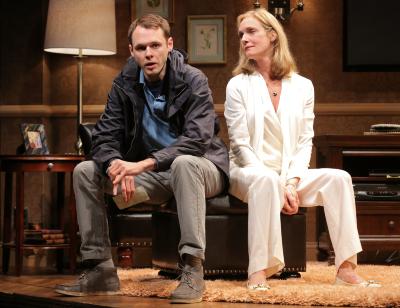 Production Photograph Featuring Christopher Denham and Lisa Emery (The Unavoidable Disappearance of Tom Durnin)  (2013.200.20)