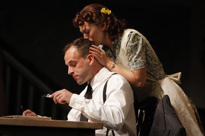 Production Photographs Featuring Marin Ireland and Johnny Lee Miller (After Miss Julie) (2011.200.23)