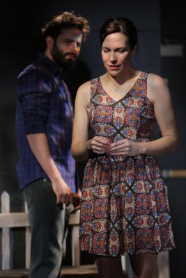 Production Photograph Featuring Luke Kirby and Rebecca Henderson (Too Much, Too Much, Too Many)  (2014.200.10)