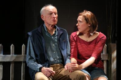 Production Photograph Featuring James Rebhorn and Rebecca Henderson (Too Much, Too Much, Too Many) (2014.200.7)