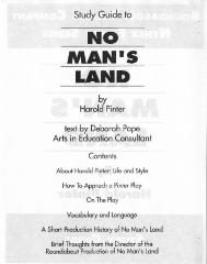 No Man's Land Study Guide