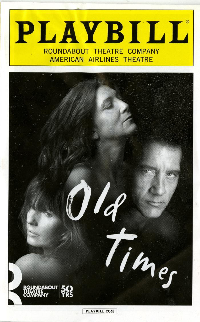Playbill (Old Times, 2015) (2015.350.5)