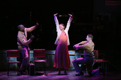 Production Photograph featuring Joshua Henry, Sutton Foster and Colin Donnell (Violet, 2014)   (2016.200.17)