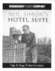 Neil Simon's Hotel Suite Study Guide