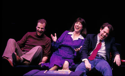 Production Photograph Featuring Jonathan Dokuchitz, Diana Canova and Boyd Gaines (Company) (2011.200.66)