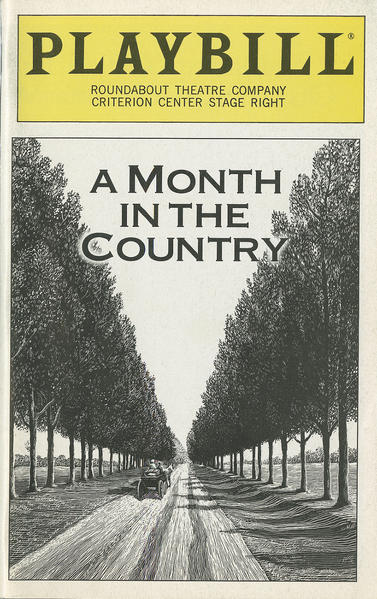 Playbill (A Month in the Country, 1995) (2011.350.26)