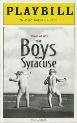 Playbill (Boys from Syracuse, The) (2011.350.65)