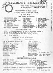 Playbill (Importance of Being Earnest, The, 1968)