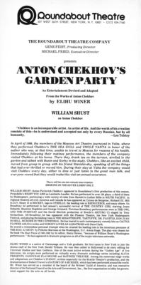 Playbill (Garden Party) (2011.350.117)