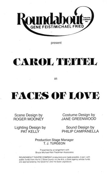 Playbill (Faces of Love) (2011.350.144)