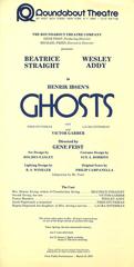 Playbill (Ghosts, 1973)