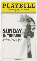 Playbill (Sunday in the Park With George)