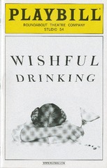 Playbill (Wishful Drinking)