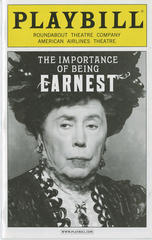 Playbill (The Importance of Being Earnest, 2010)