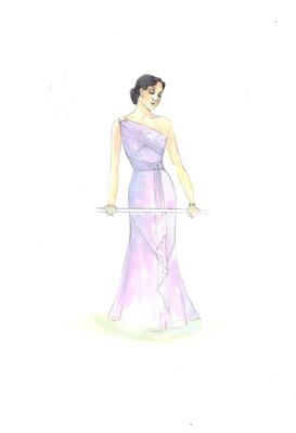 Costume Sketch, Hope Harcourt Sketch #5 (Anything Goes) (2011.220.46)