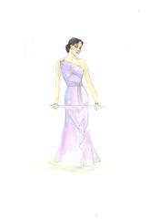 Costume Sketch, Hope Harcourt Sketch #5 (Anything Goes)