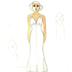 Costume Sketch, Erma Strapless Gown (Anything Goes) (2011.220.27)
