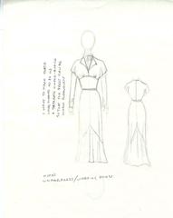 Costume Sketch, Hope Harcourt Sketch #3B (Anything Goes)