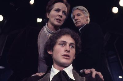 Production Photograph Featuring Beatrice Straight, Victor Garber and Wesley Addy (Ghosts, 1973)  (2011.200.591)