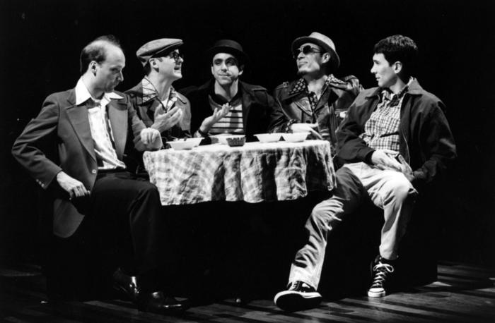 Production Photograph Featuring Frank Wood, Michael Mastro, Joseph Lyle Taylor, Kevin Geer and Robert Sella (Side Man)  (2011.200.895)