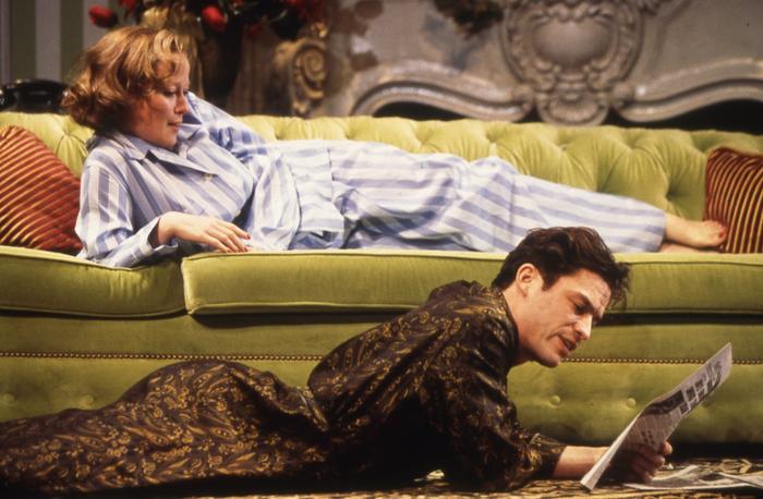 Production Photograph Featuring Jennifer Ehle and Dominic West (Design for Living)  (2011.200.456)