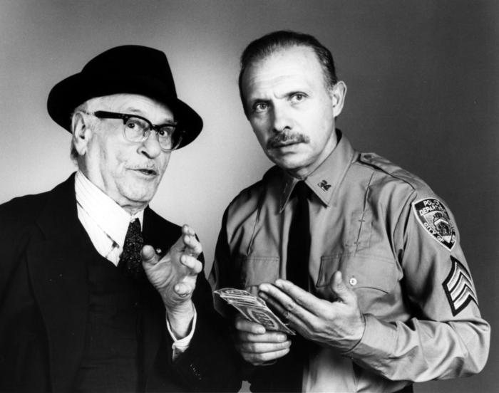 Production Photograph Featuring Eli Wallach and Hector Elizondo (The Price)  (2011.200.814)