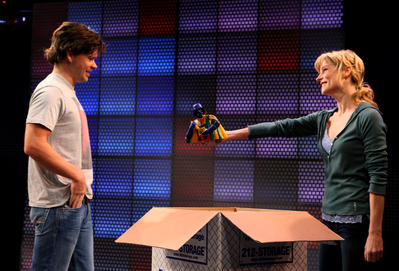 Production Photograph Featuring Hunter Foster and Lisa Brescia (Ordinary Days)  (2011.200.1175)