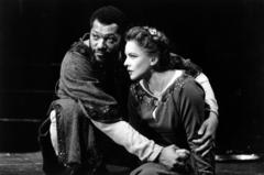 Production Photograph Featuring Laurence Fishburne and Stockard Channing (The Lion in Winter) 
