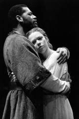 Production Photograph Featuring Laurence Fishburne and Emily Bergl (The Lion in Winter) 