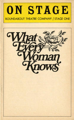 Playbill (What Every Woman Knows) (2010.350.18)