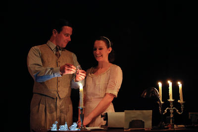 Production Photograph Featuring Michael Mosley and Keira Keeley (The Glass Menagerie, 2010)  (2011.200.1020)