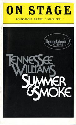 Playbill (Summer and Smoke, 1975) (2010.350.17)