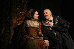 Production Photograph Featuring Maryann Plunkett with Frank Langella (A Man For All Seasons, 2008)