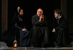 Production Photograph Featuring Hannah Cabell, Frank Langella and Michael Esper (A Man For All Seasons, 2008)
