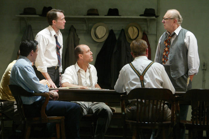 Production Photograph Featuring Boyd Gaines, Kevin Geer, Philip Bosco and  Cast (Twelve Angry Men)  (2012.200.43)