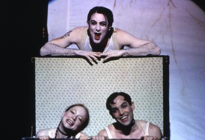 Production Photograph Featuring Alan Cumming, Erin Hill and Michael O'Donnell  (Cabaret)  (2011.200.427)