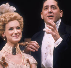 Production Photograph Featuring Francie Swift with Reg Rogers (The Dazzle) 