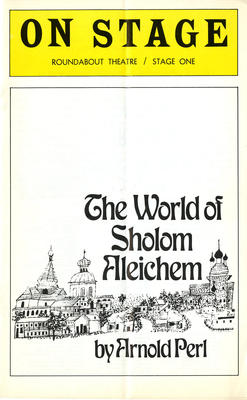 Playbill (World of Sholom Aleichem, The) (2010.350.16)