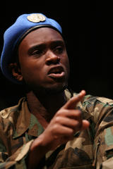 Production Photograph Featuring Owiso Odera (The Overwhelming) 